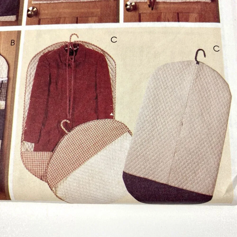 McCall’s 8260 Sewing Pattern Closet Organizers Garment Bag Shoes Purse Hanger